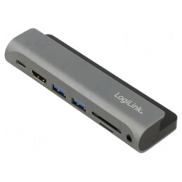 Stație de andocare aluminiu USB 3.2 cu mufă USB-C | Electronic-mag.ro | Componente Electronice