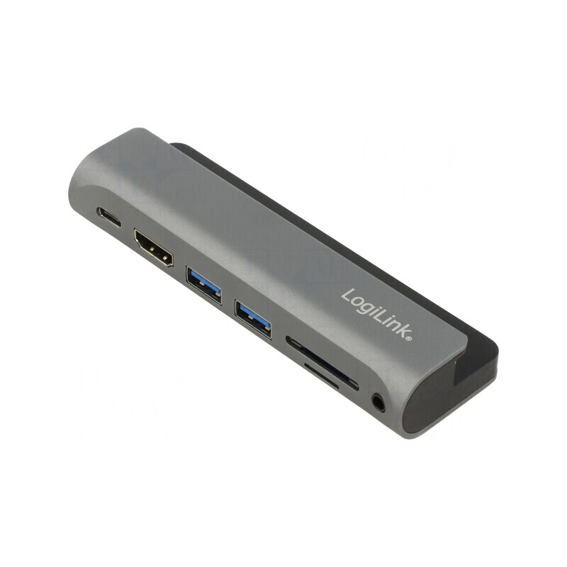 Stație de andocare aluminiu USB 3.2 cu mufă USB-C | Electronic-mag.ro | Componente Electronice