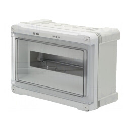 Carcasă modulară IP66 pentru perete gri deschis SDB 12L PS | Electronic-mag.ro | Componente Electronice