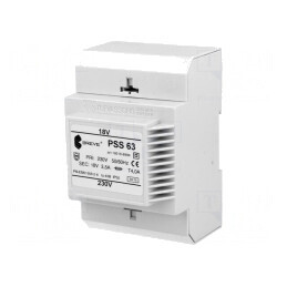 Transformator de Alimentare 63VA 230V la 18V cu Bandă de Cleme | Electronic-mag.ro | Componente Electronice