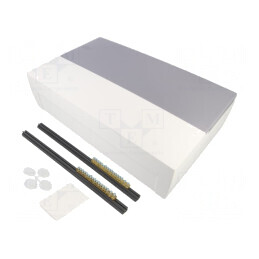 Carcasă pentru aparatură modulară albă 18 module | Electronic-mag.ro | Componente Electronice