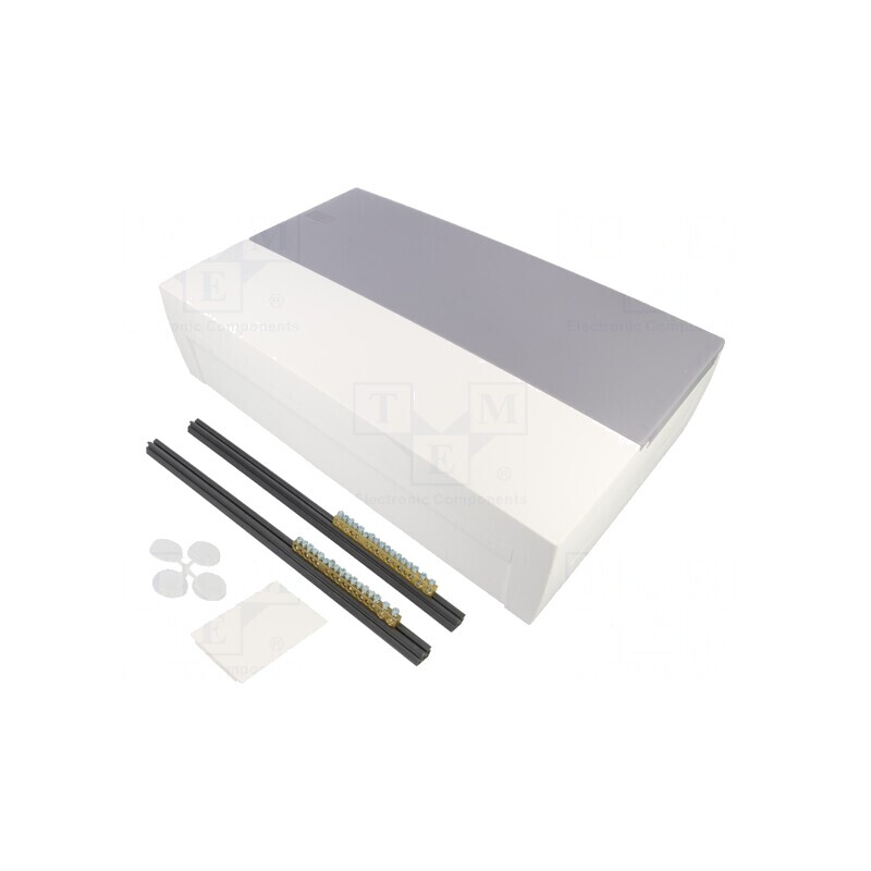 Carcasă pentru aparatură modulară albă 18 module | Electronic-mag.ro | Componente Electronice