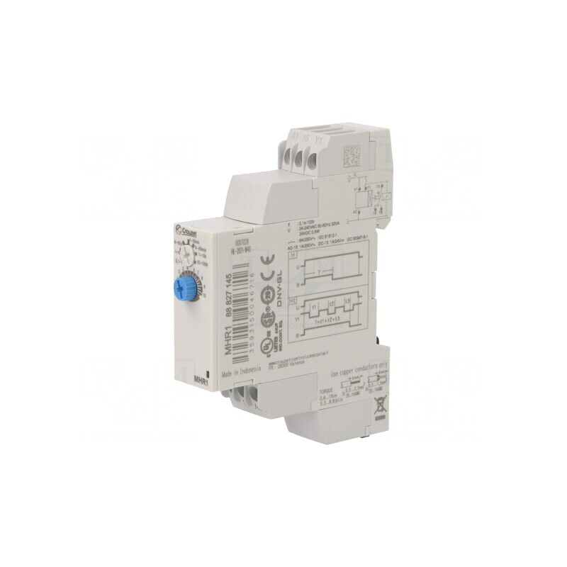 Timer Electronic Programabil 0,1s-100h SPDT 250VAC 8A 24-240VAC 24VDC IP20 | Electronic-mag.ro | Componente Electronice
