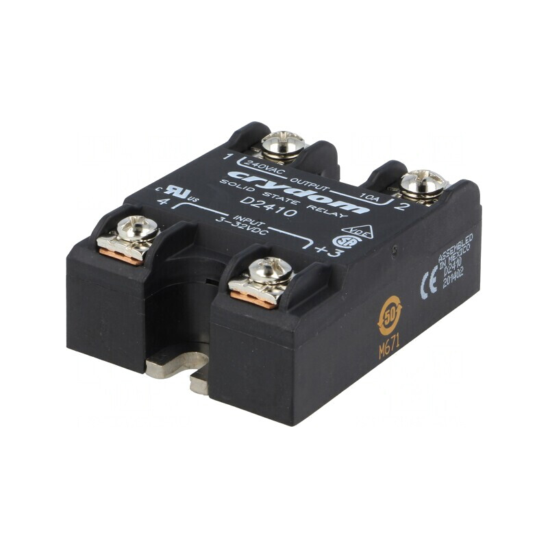 Releu Semiconductor 50A 24-280VAC 1-Fazat | Electronic-mag.ro | Componente Electronice