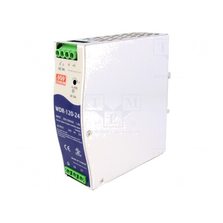 Alimentator Pulsatoriu DIN 120W 24V 5A | Electronic-mag.ro | Componente Electronice