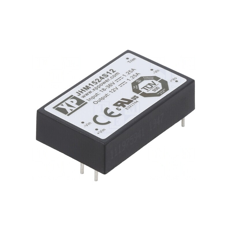 Convertor DC/DC 15W 18-36V la 12V 1.25A THT | Electronic-mag.ro | Componente Electronice Convertor DC/DC 15W 18-36V la 12V 1.25A THT | Electronic-mag.ro | Componente Electronice