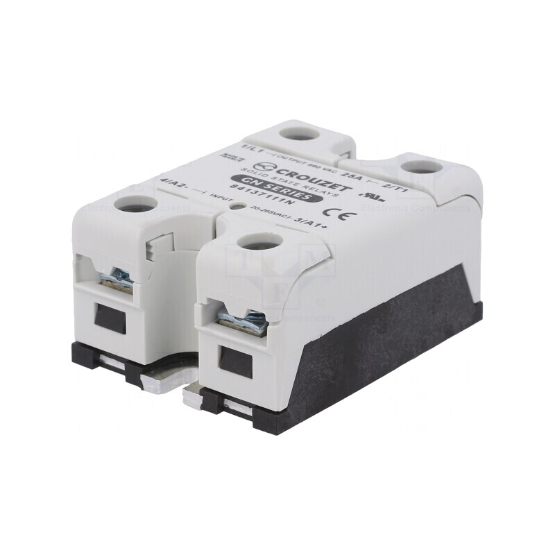 Releu semiconductor 1-fazat 25A 20-265VAC | Electronic-mag.ro | Componente Electronice Releu semiconductor 1-fazat 25A 20-265VAC | Electronic-mag.ro | Componente Electronice