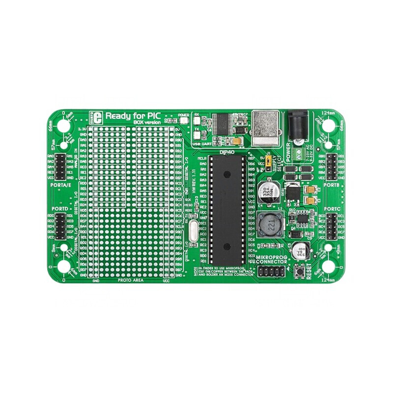 Kit Dezvoltare Microchip PIC18 Prototip DIP28 | Electronic-mag.ro | Componente Electronice Kit Dezvoltare Microchip PIC18 Prototip DIP28 | Electronic-mag.ro | Componente Electronice