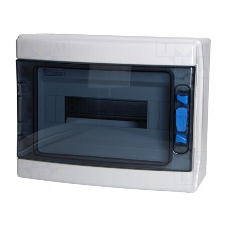 Carcasă Modulară IP65 Albă ABS 12 Module | Electronic-mag.ro | Componente Electronice