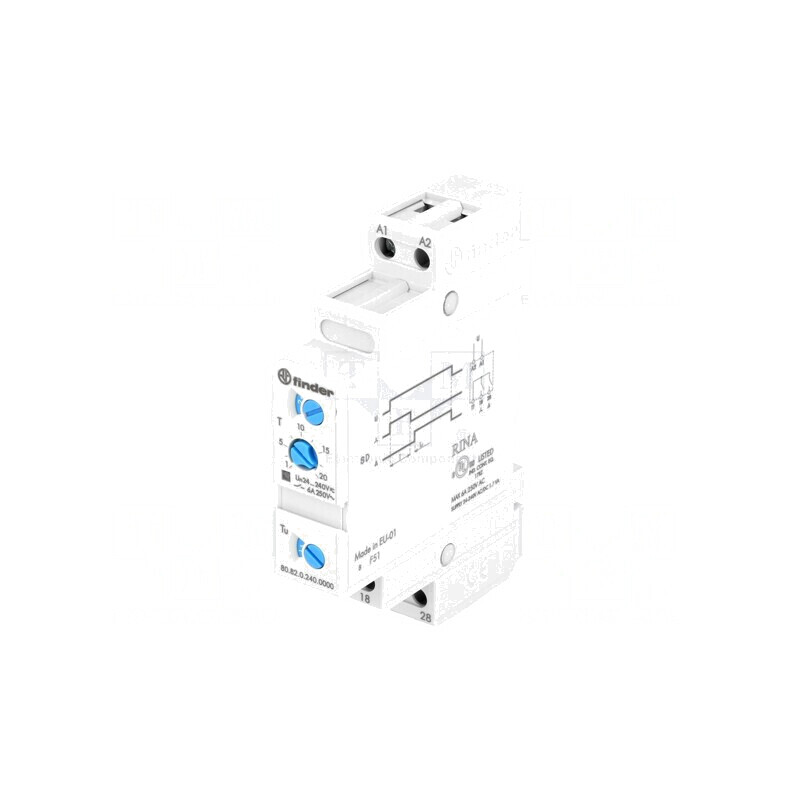 Timer Electromecanic 0,1s-20min DPST-NO 250VAC 6A | Electronic-mag.ro | Componente Electronice
