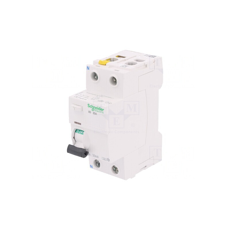 Întrerupător diferențial 25A 30mA 2P 400VAC | Electronic-mag.ro | Componente Electronice