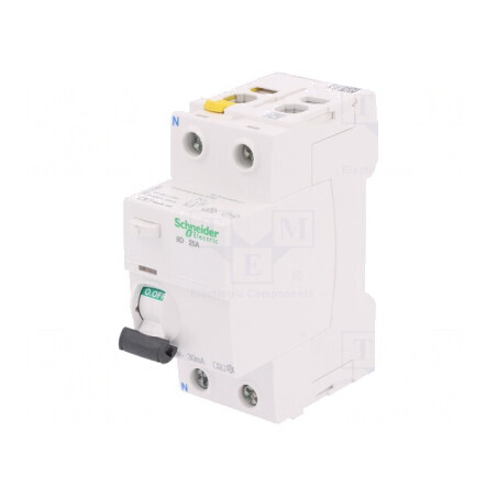 Întrerupător diferențial 25A 30mA 2P 400VAC | Electronic-mag.ro | Componente Electronice