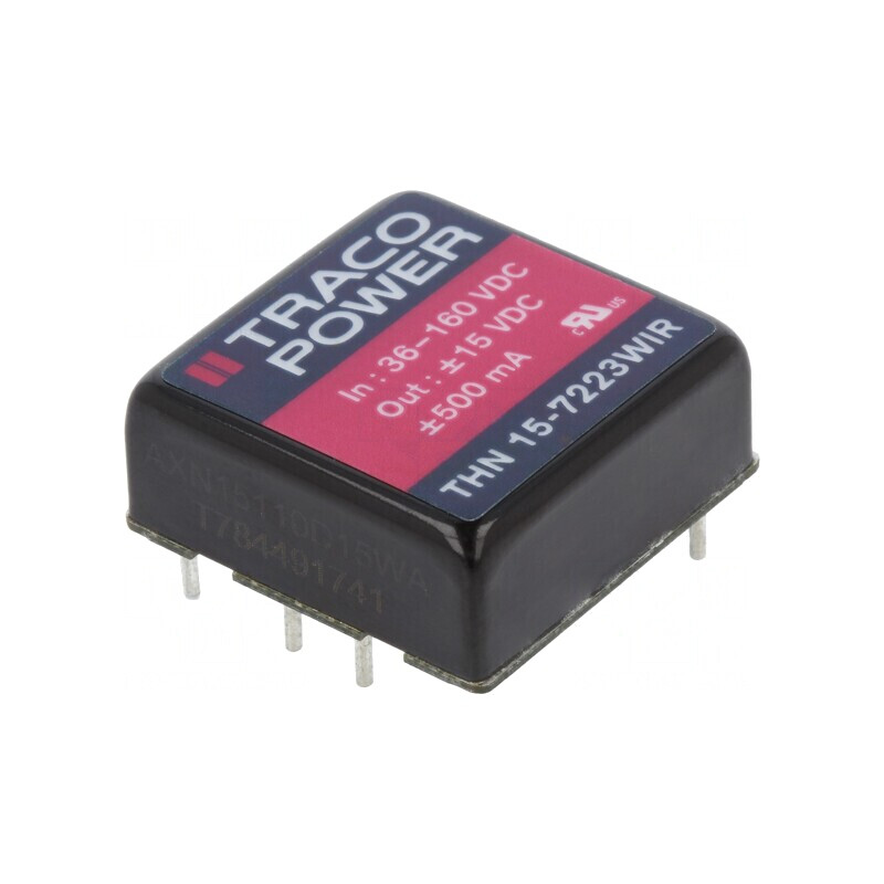 Convertor DC/DC 15W 36-160V la 15V/-15V | Electronic-mag.ro | Componente Electronice Convertor DC/DC 15W 36-160V la 15V/-15V | Electronic-mag.ro | Componente Electronice