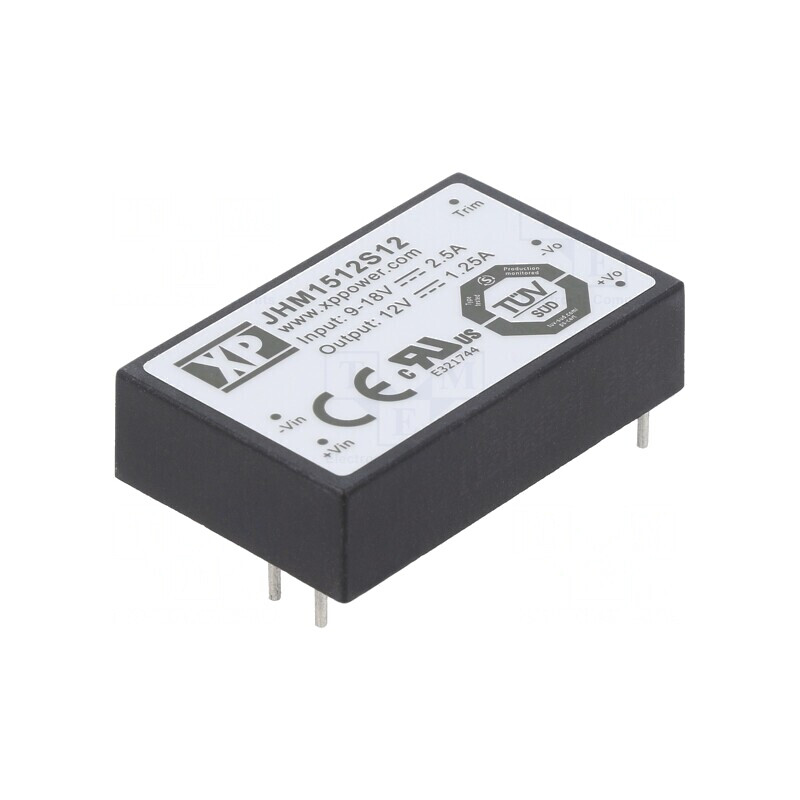Convertor DC/DC 15W 9-18V 12V 1250mA THT | Electronic-mag.ro | Componente Electronice