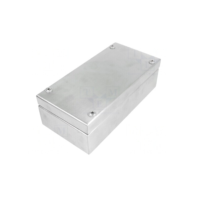 Carcasă universală din oțel inoxidabil 100x200x61mm | Electronic-mag.ro | Componente Electronice