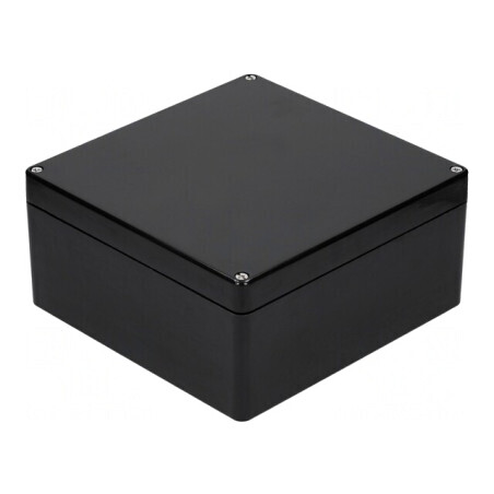 Carcasă Universală Poliester Neagră 250x255x120mm | Electronic-mag.ro | Componente Electronice