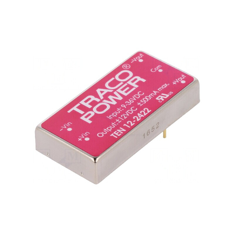 Convertor DC/DC 12W 9-36V la 12V/-12V | Electronic-mag.ro | Componente Electronice Convertor DC/DC 12W 9-36V la 12V/-12V | Electronic-mag.ro | Componente Electronice