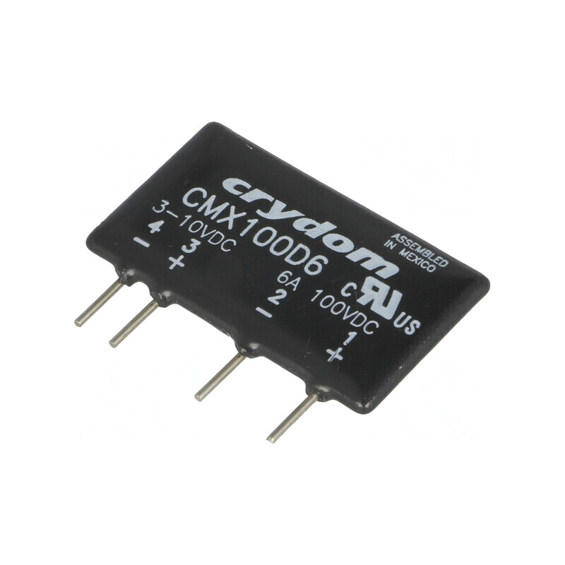 Releu Semiconductor 3-10VDC 6A 0-100VDC THT SIP | Electronic-mag.ro | Componente Electronice