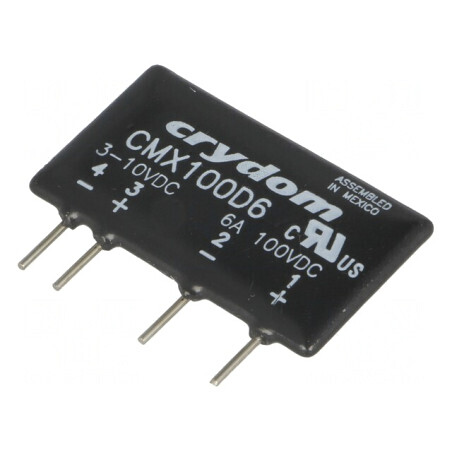Releu Semiconductor 3-10VDC 6A 0-100VDC THT SIP | Electronic-mag.ro | Componente Electronice