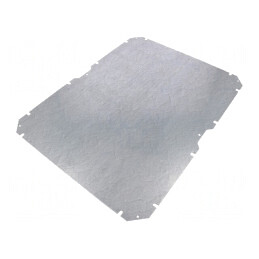 Placă de montare oțel zincat 350x450x2mm | Electronic-mag.ro | Componente Electronice