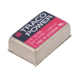 Convertor DC/DC 15W 9-36V la 15V/-15V | Electronic-mag.ro | Componente Electronice