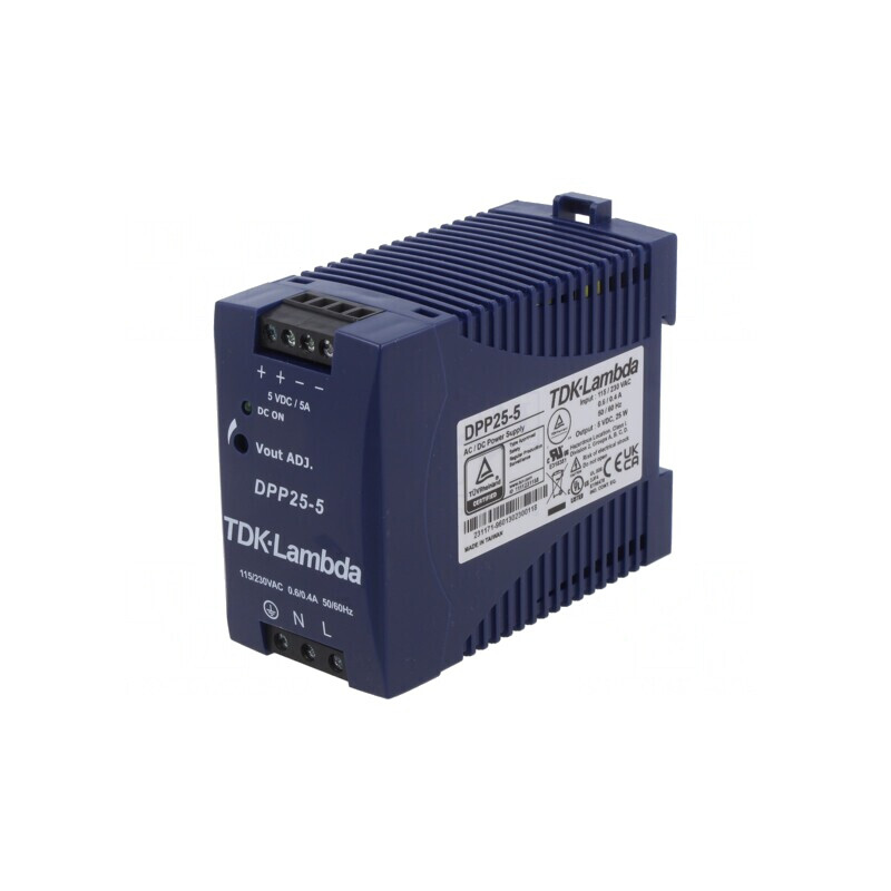 Alimentator Pulsatoriu DIN 25W 5V 5A | Electronic-mag.ro | Componente Electronice