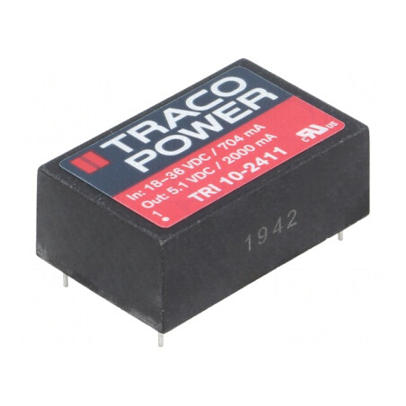 Convertor DC/DC 10W 18-36V la 5.1V 2A DIP24 | Electronic-mag.ro | Componente Electronice
