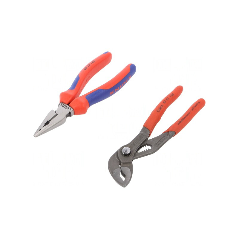Set Clești Reglabili Universali 2 Bucăți cu Geantă | Electronic-mag.ro | Componente Electronice