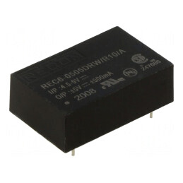 Convertor DC/DC 6W 4.5-9V la 5V și -5V DIP24 | Electronic-mag.ro | Componente Electronice