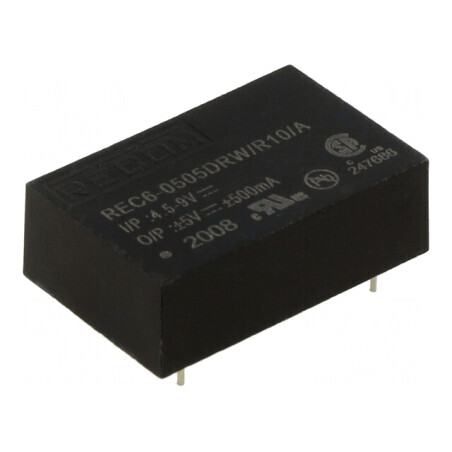 Convertor DC/DC 6W 4.5-9V la 5V și -5V DIP24 | Electronic-mag.ro | Componente Electronice