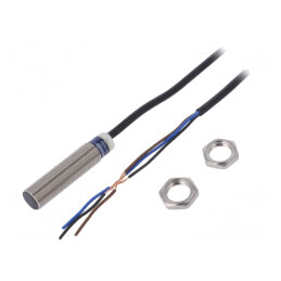 Senzor Inductiv NPN NO 0-4mm 12-48VDC M12 IP68 200mA | Electronic-mag.ro | Componente Electronice