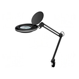 Lupă de masă cu iluminare LED 8W 6500K Ø127mm | Electronic-mag.ro | Componente Electronice