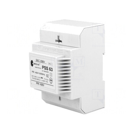 Transformator de Alimentare 63VA 400VAC 230V pentru Șină DIN | Electronic-mag.ro | Componente Electronice