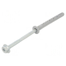 Plastic anchor | with screw | 10x100 | zinc-plated steel | SXRL-FUS | 522720
