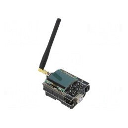 Kit de Evaluare ATMEGA328 cu Șir Pini și RFM Hopeduino | Electronic-mag.ro | Componente Electronice