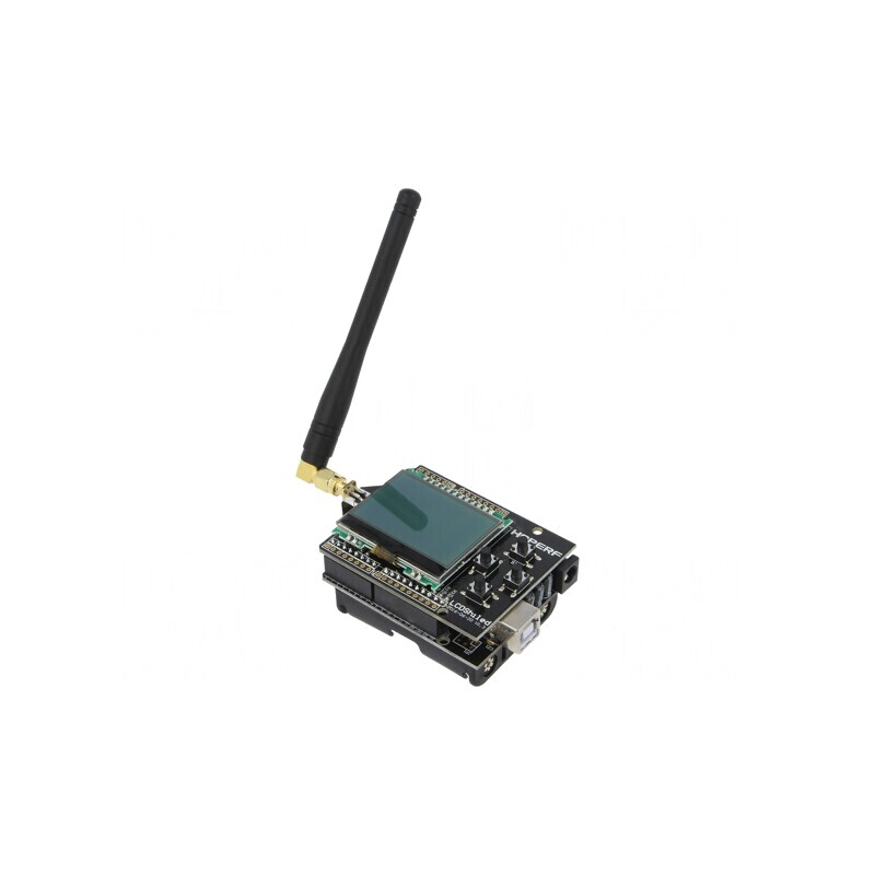Kit de Evaluare ATMEGA328 cu Șir Pini și RFM Hopeduino | Electronic-mag.ro | Componente Electronice