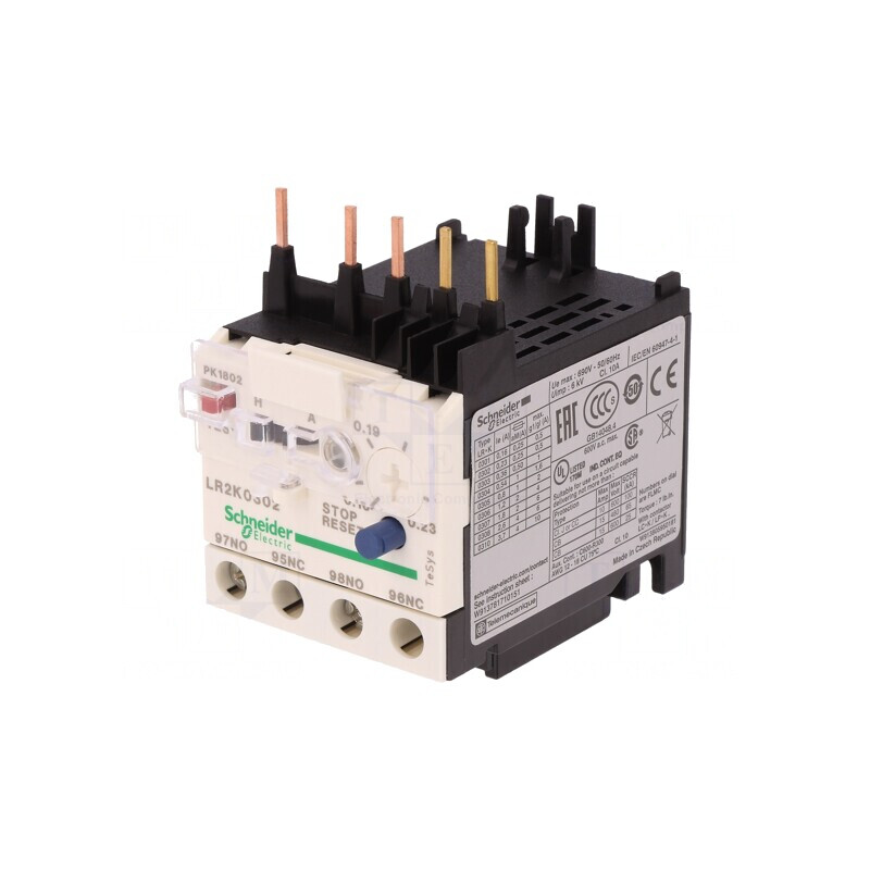 Releu termic TeSys K NO NC LR2K0302 | Electronic-mag.ro | Componente Electronice