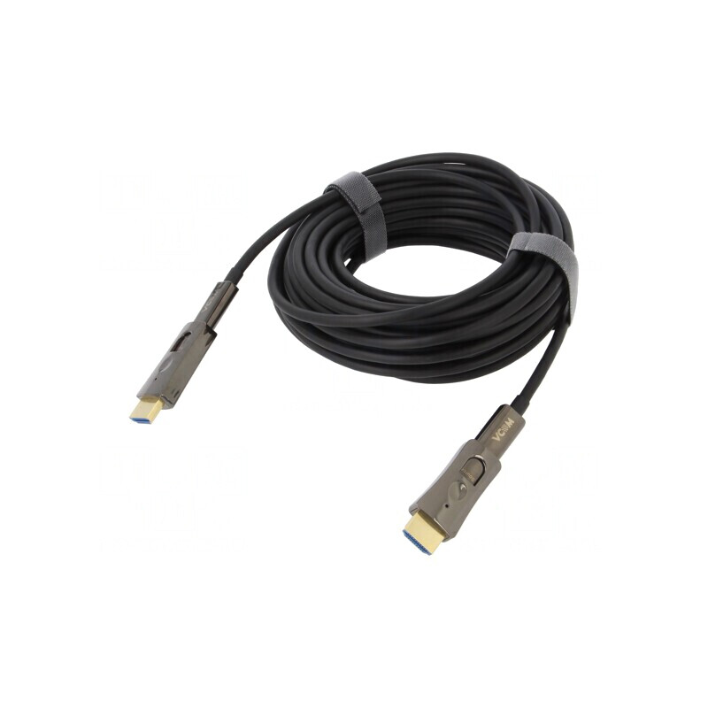 Cablu HDMI 2.0 Optic 10m Negru Metalic | Electronic-mag.ro | Componente Electronice Cablu HDMI 2.0 Optic 10m Negru Metalic | Electronic-mag.ro | Componente Electronice