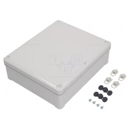 Carcasă Universală Policarbonat Gri 241x291x88 mm | Electronic-mag.ro | Componente Electronice