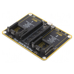 Click Shield pentru Pi Pico - Multiadaptor GPIO/I2C/PWM/SPI/UART | Electronic-mag.ro | Componente Electronice
