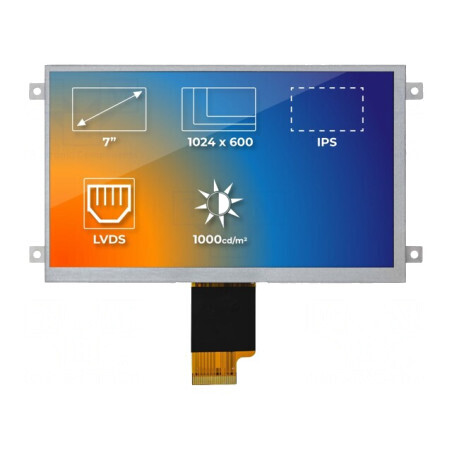 Ecran TFT 7" 1024x600 LED | Electronic-mag.ro | Componente Electronice
