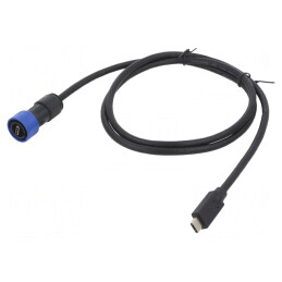Cablu Adaptor USB-C la USB Buccaneer 1m IP68