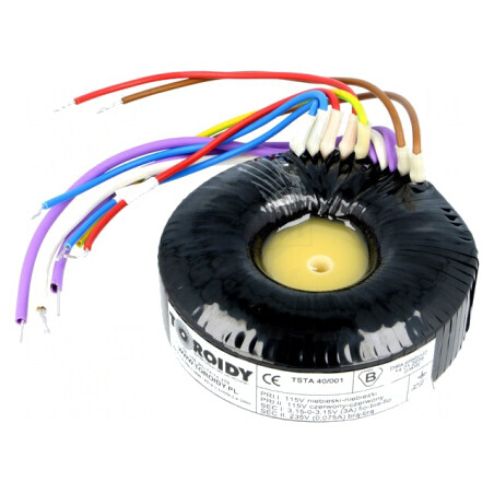 Transformator Toroidal Audio 40VA 115VAC 235V 3,15V | Electronic-mag.ro | Componente Electronice