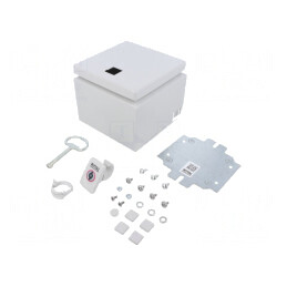 Carcasă montare pe perete 150x150x120mm E-BOX KX | Electronic-mag.ro | Componente Electronice