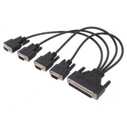 Cablu Conexiune D-Sub 37pin la 4x D-Sub 9pin 0.3m | Electronic-mag.ro | Componente Electronice