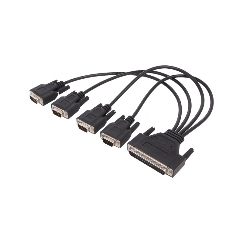 Cablu Conexiune D-Sub 37pin la 4x D-Sub 9pin 0.3m | Electronic-mag.ro | Componente Electronice