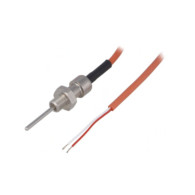 Senzor Temperatură Pt100 cu Cablu 2m, M10x1 | Electronic-mag.ro | Componente Electronice