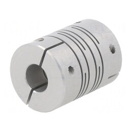 Cuplaj Aluminiu 20mm x 8mm x 8mm | Electronic-mag.ro | Componente Electronice
