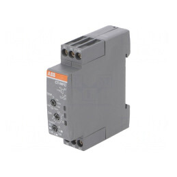Timer 0,05s-100h SPDT pentru șină DIN, 24-240VAC/24-48VDC
