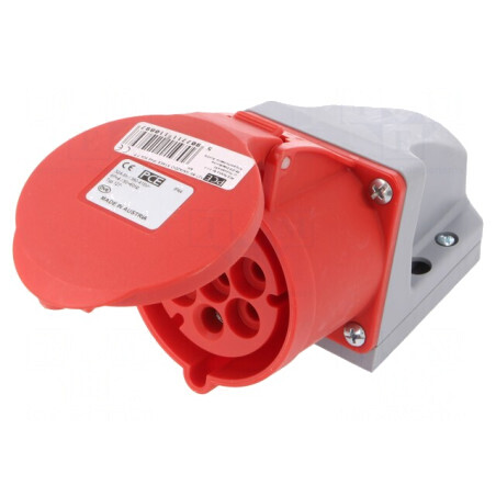 Conector Alimentare AC Trifazat Soclu Mamă 32A 400VAC IP44 | Electronic-mag.ro | Componente Electronice